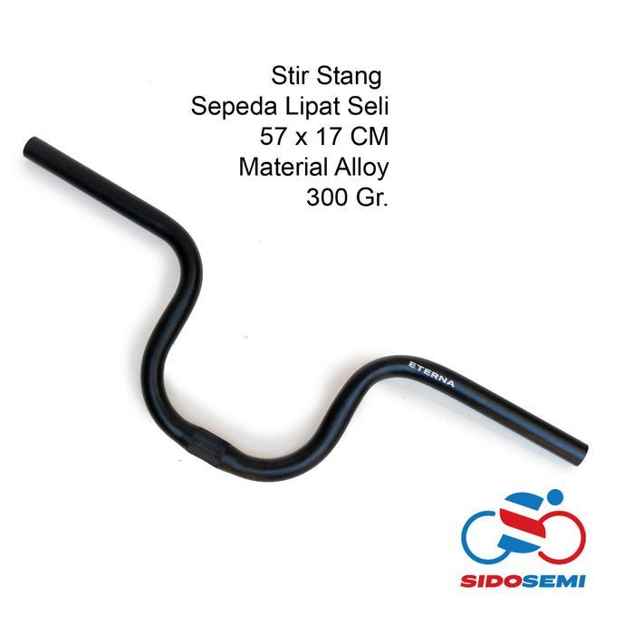 Setang Stang Stir Sepeda Lipat Seli Minion Model Bromptom Alloy