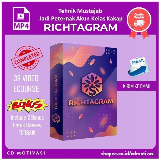Ecourse Richtagram : Bangun Akun Publik- Tri Digital