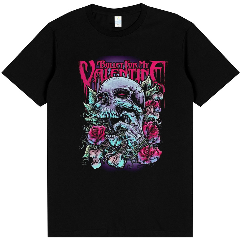 BAJU KAOScodBULLET FOR MY VALENTINE kaos premium kaos band heavy metalkaos pria distro original 100%