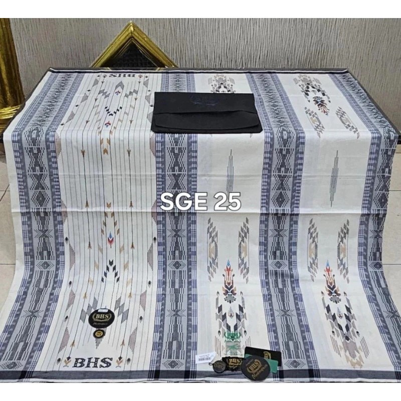 SARUNG BHS MASTERPIECE BAHAN HALUS NYAMAN DIPAKAI ASLI SUTRA SONGKET TIMBUL BERKUALITAS