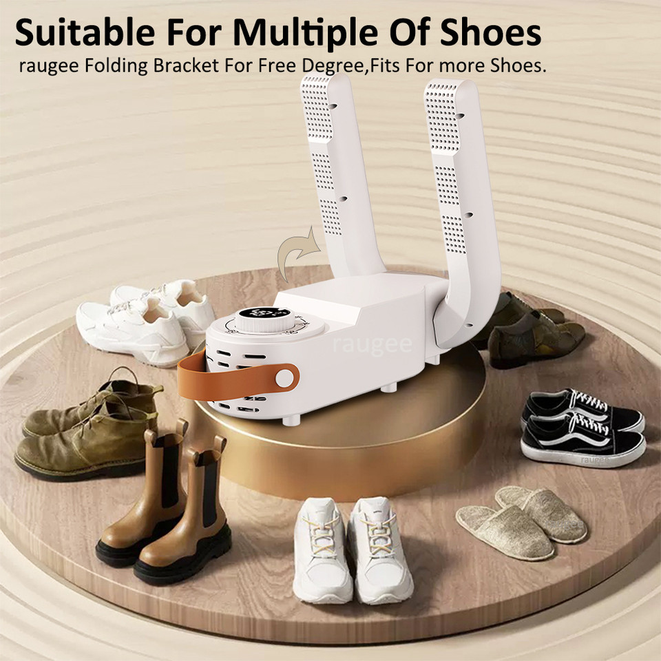 Foldable Shoe Dryer Electric Shoe Warmer Heater Boot Warmer Shoe Intelligent Timer Shoe Dryer Deodor