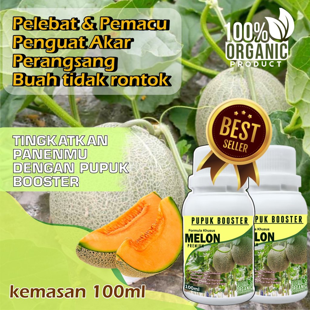 pupuk booster cair melon, Pupuk Pembesar Pemanis Buah Melon / Pupuk Untuk Penyubur Perangsang Tanama