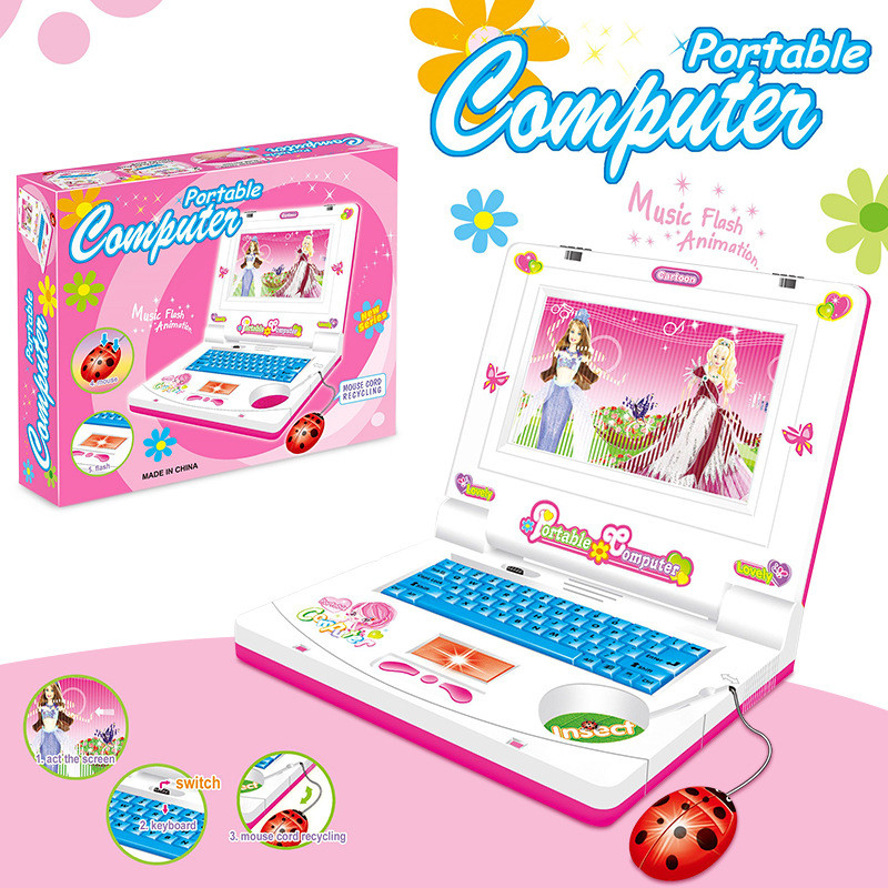 MAINAN LAPTOP ANAK-ANAK / MAINAN EDUKASI ANAK-ANAK / KIDS LAPTOP / MAINAN ALAT BANTU BELAJAR NOTEBOO