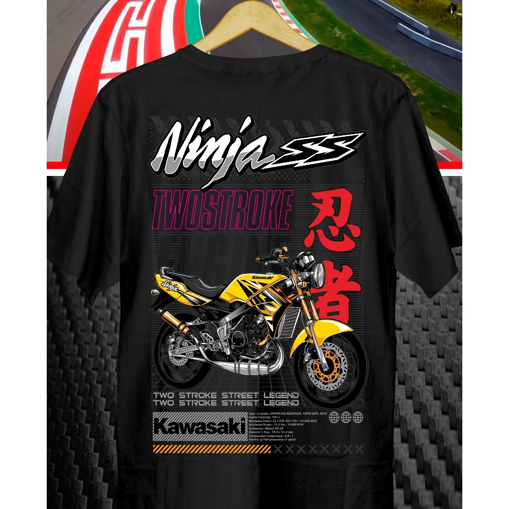Kaos Motor Ninja SS // Baju Ninja SS // Ninja SS