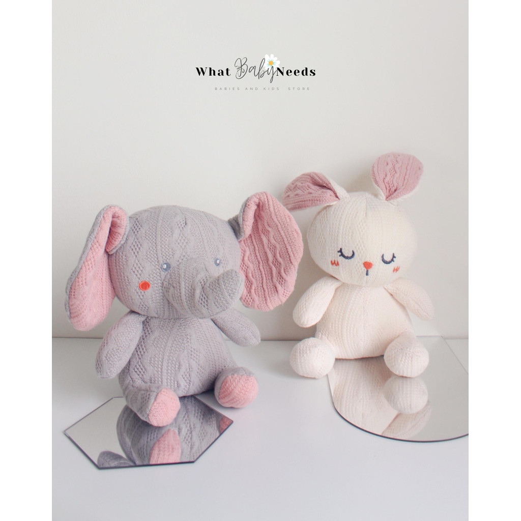 Boneka Bayi Lucu Bentuk Kelinci Koala Gajah untuk Teman Tidur Bayi