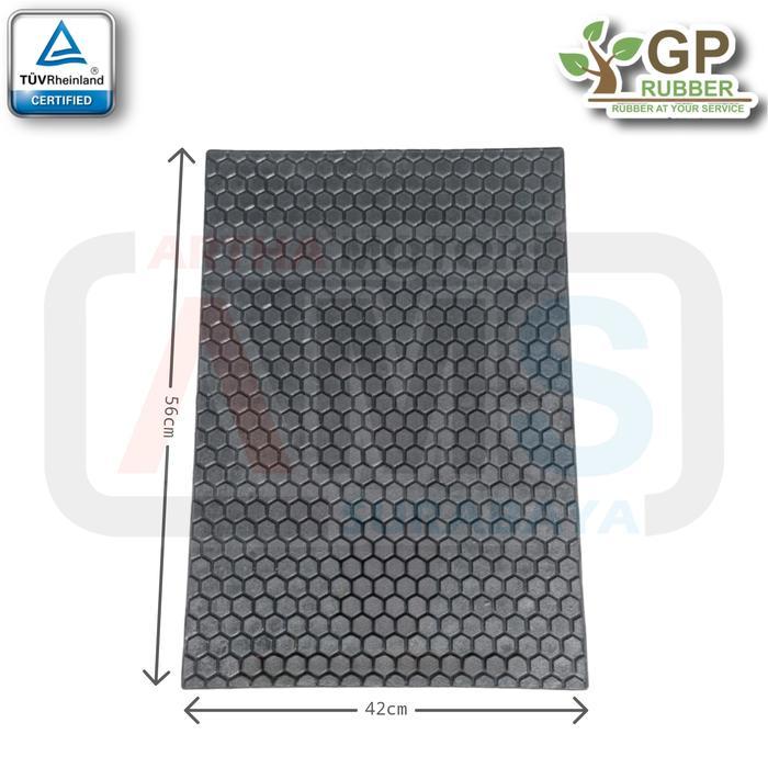 READY Karpet Karet Keset Lantai Alas Mobil Rumah Kantor Anti Slip Segi Enam