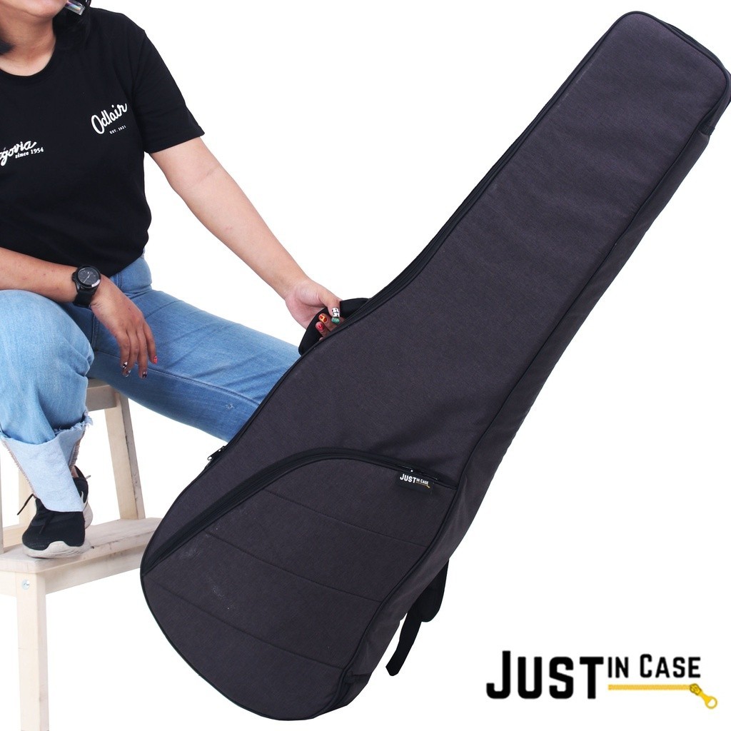 Tas Gitar Bass Just In Case Elektrik Listrik Semi Hardcase Gigbag Softcase Busa Tebal JIC-2B