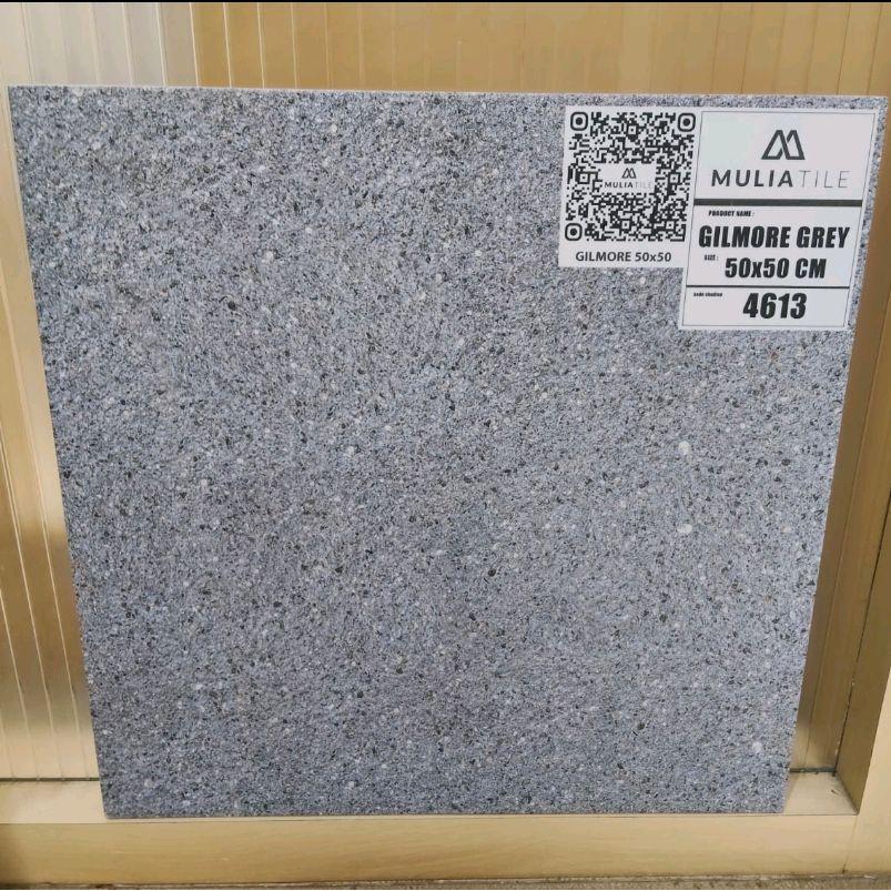 Keramik Lantai Carfot 50x50 Gilmore Grey Slip Stop | Kasar | Matte Product Mulia