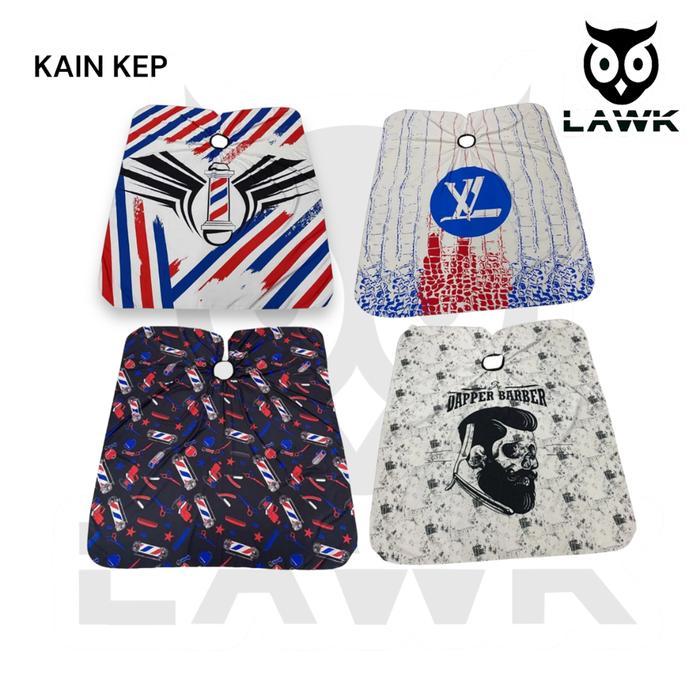 LAWK Kain Kep Barbershop - Penutup Badan Potong Rambut Nyaman Dengan Pengait Besi - KEP 41