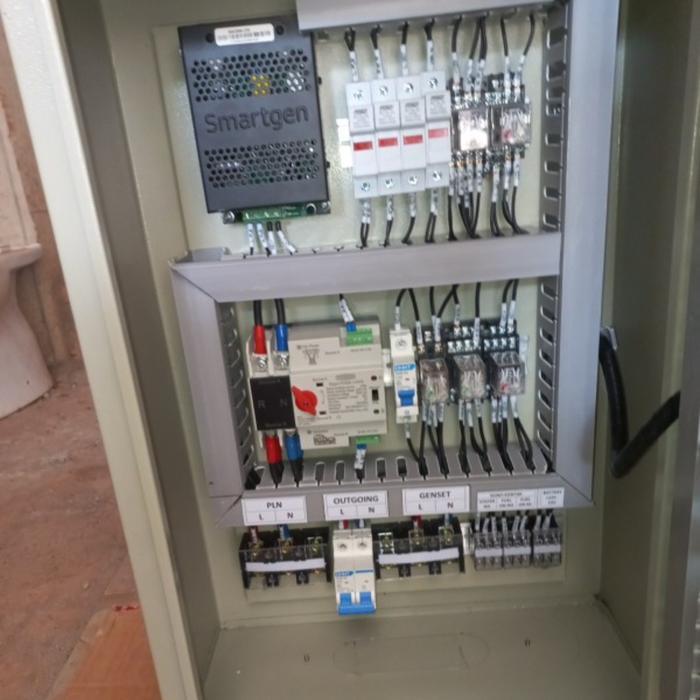 Panel ATS PLN GENSET Otomatis 1phass 63A