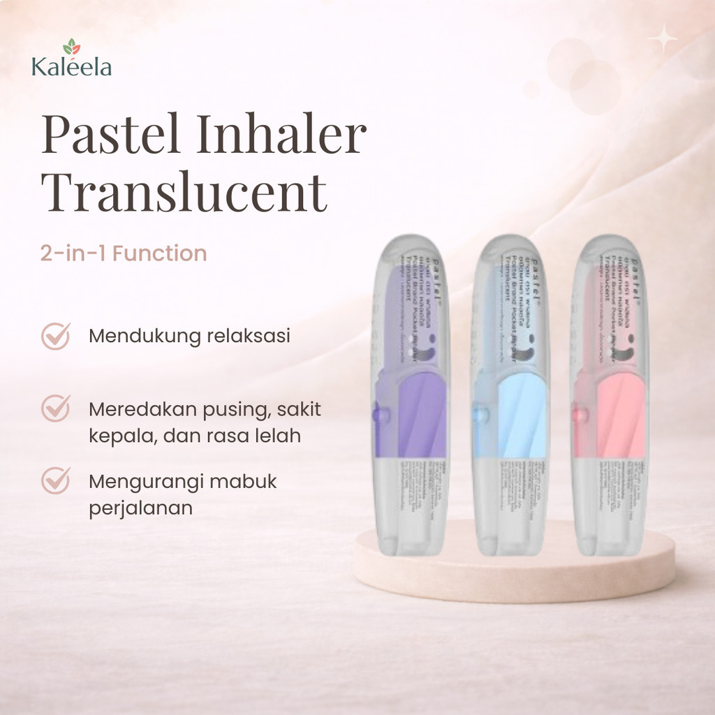 Pastel Pocket Inhaler 2in1 Original Thailand Lisa BamBam Blackpink Cap Pastel Inhaler