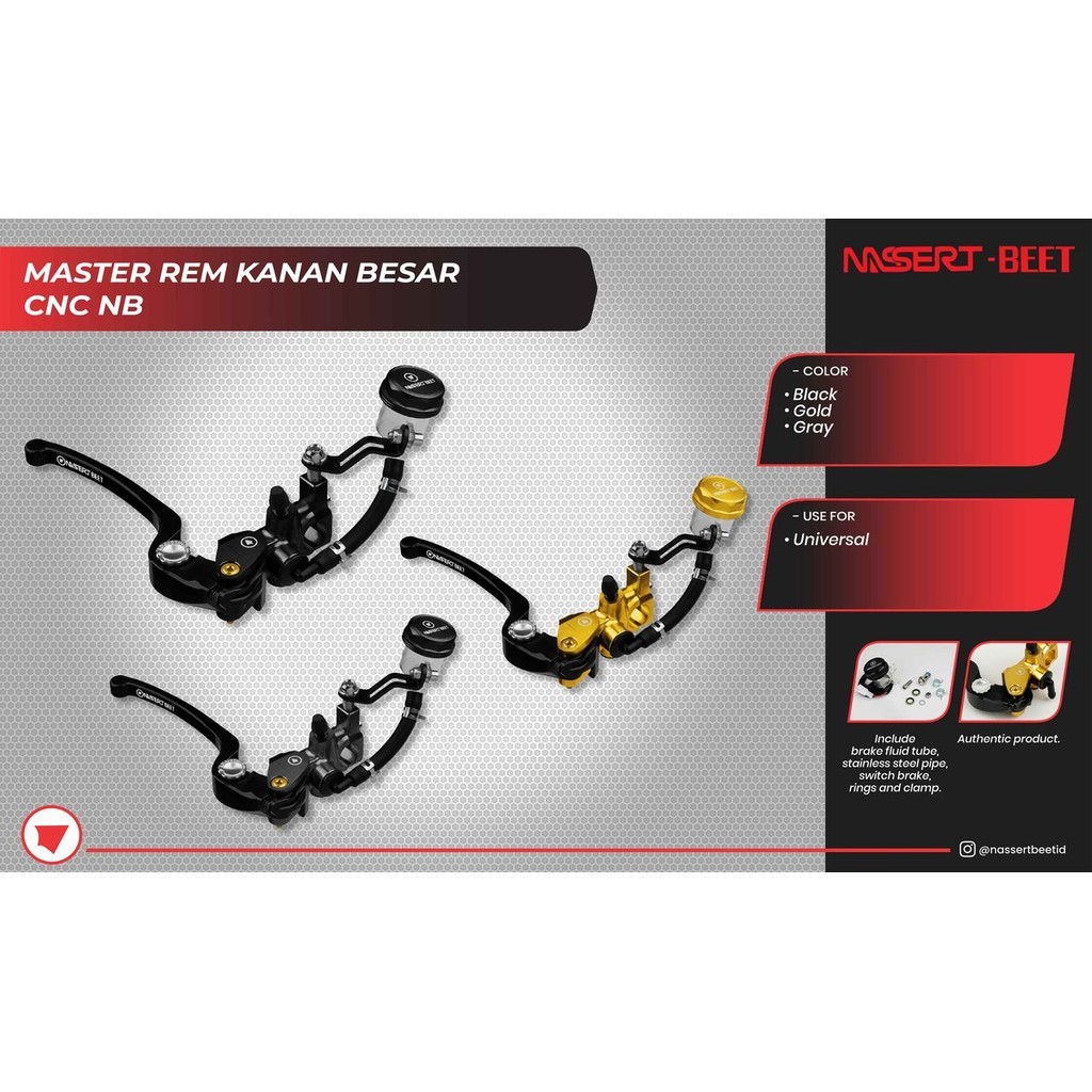 Master Rem Kanan Besar Cnc Universal Nassert Beet