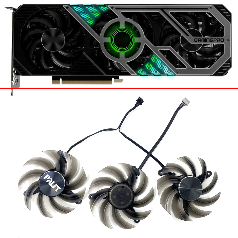 NEW Cooling Fan 85mm 4pin For PALIT RTX3090 3080 3070 3060 RTX 3060TI 3070TI 3080TI GamingPro video 