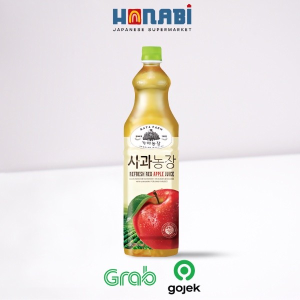 Gaya Farm Refresh Red Apple Juice 1.5L - Sari Buah Apel Merah Segar Premium Made In Korea