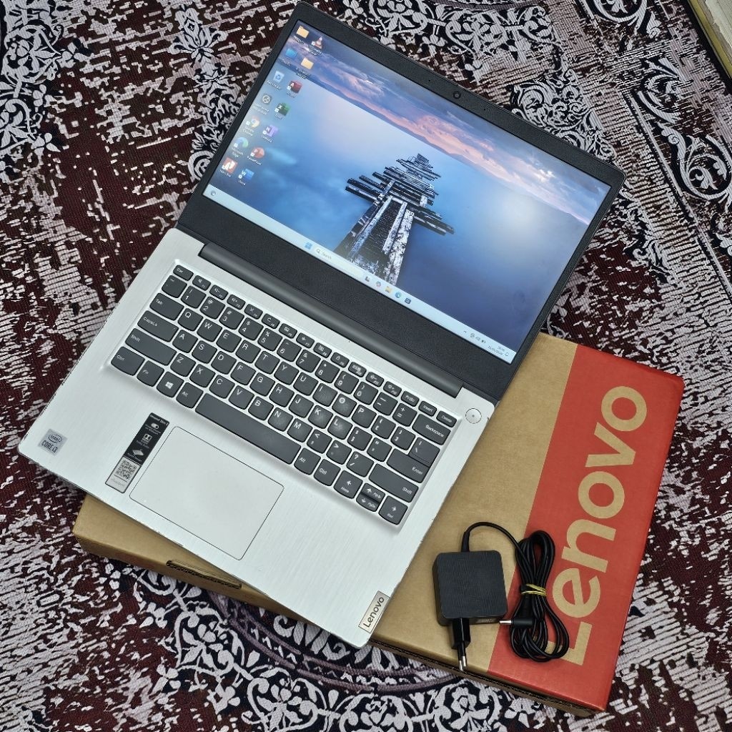 Laptop Leptop Lenovo Ideapad Slim 3 Intel Core i3-Gen 10 RAM 4GB SSD 256GB WARNA SILVER Dunia Laptop