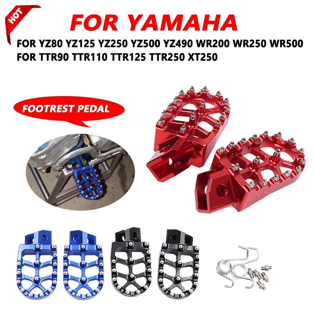 Pijakan Kaki Sepeda Motor untuk YAMAHA YZ80 YZ125 YZ250 YZ WR 200 250 500 TTR 90 110 125 250 TTR250 