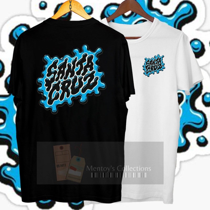 Kemeja Tren Baru SANTA CRUZ BLUES dengan FREEBIES Depan dan Belakang