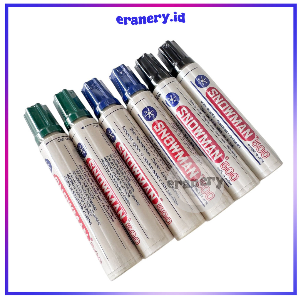 SPIDOL  SNOWMAN PERMANENT MARKER / SPIDOL JUMBO 500 / SPIDOL SNOWMAN