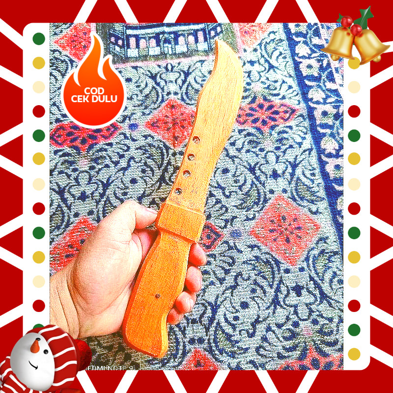 COD PISAU KAYU - PISAU PERAGA - PISAU KAYU JATI - PISAU LATIHAN - PISAU PERAGA SENI - PISAU