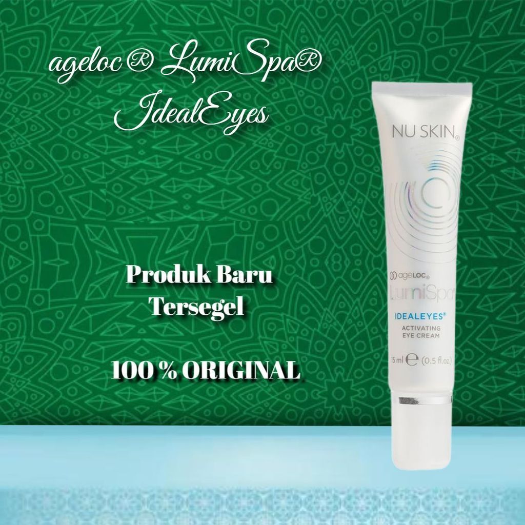 IdealEyes Serum mata LumiSpa / Perawatan Mata, Head Kecil Khusus Area Mata, Mengurangi Mata Panda & 