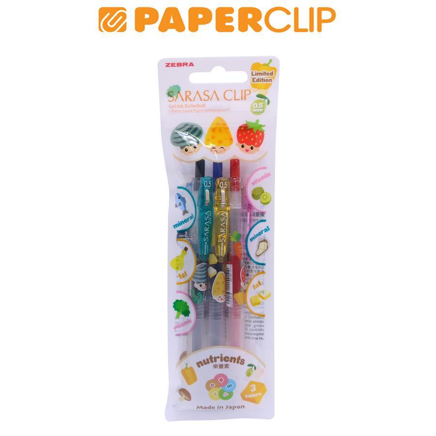 PULPEN / BALLPOINT ZEBRA SARASA C NUTRI 05 SET3