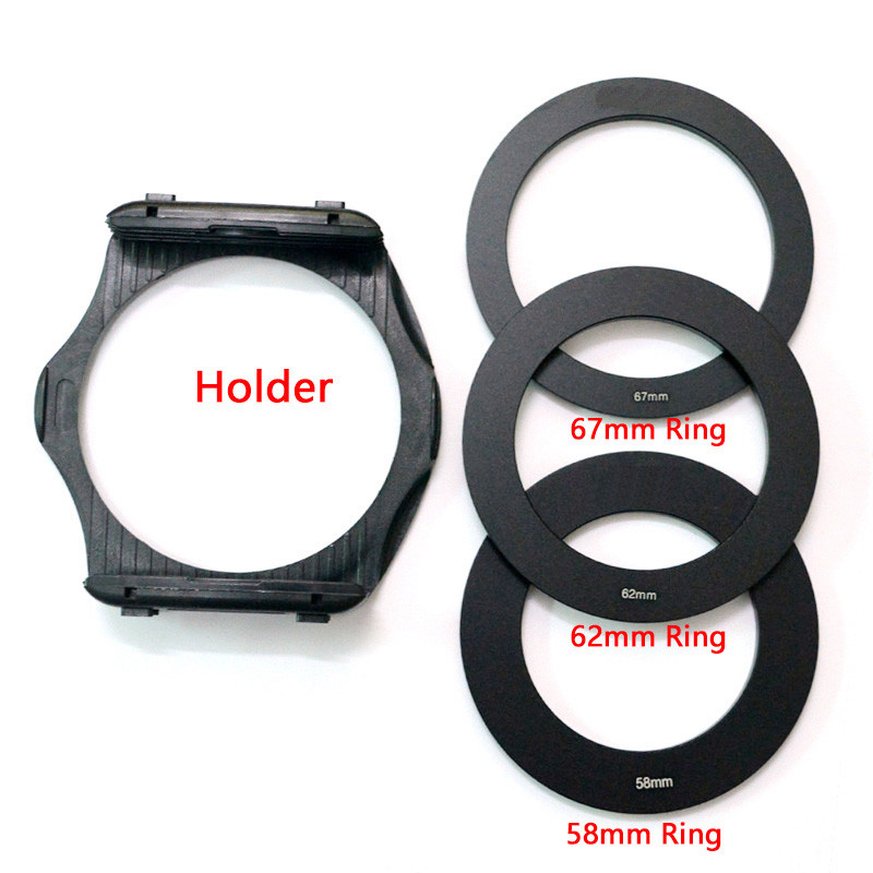 KnightX ND 2 4 8 16 Square Gradient Filter for Cokin P Series Full Color Blue Orange Red Adapter 52m