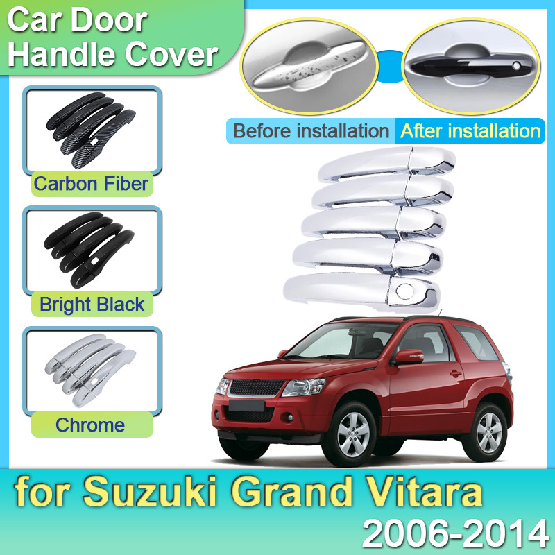 rome Door Handle For Suzuki Grand Vitara Grand Nomade Escudo 2006~2014 2010 2011 Cover Cat Part Outs