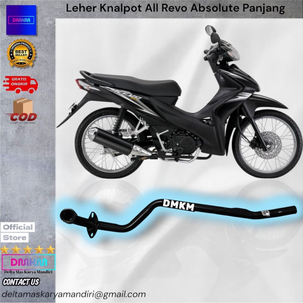 Leheran Knalpot Standar Ori Revo Absolute Pengganti yang bocor atau keropos Leheran Knalpot Motor Le