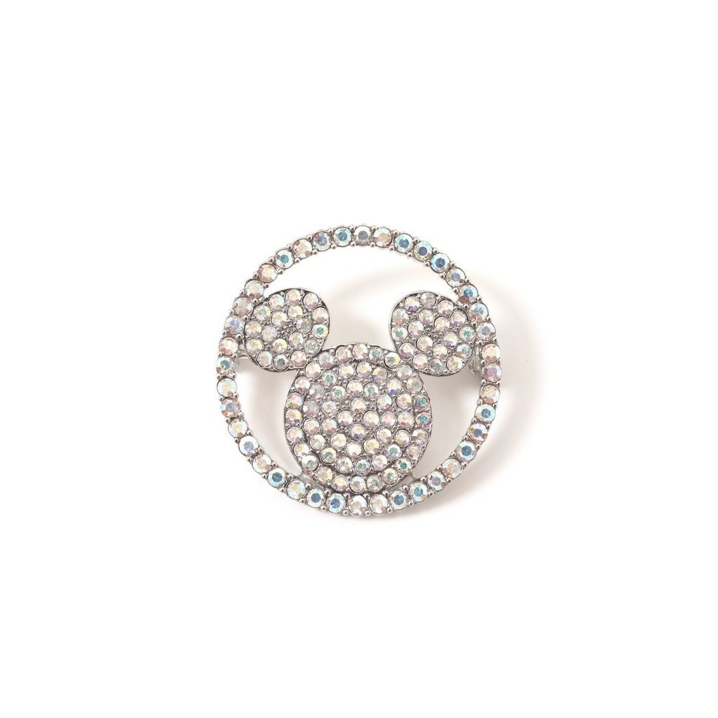 Buttonscarves Disney x Buttonscarves Round Brooch - Silver