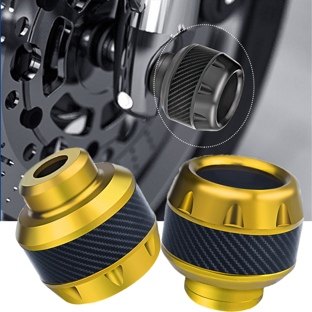 Aluminum Universal Motorcycles Falling Protector Front Sliders For Motorcycle Anti Theft Padlock Yam