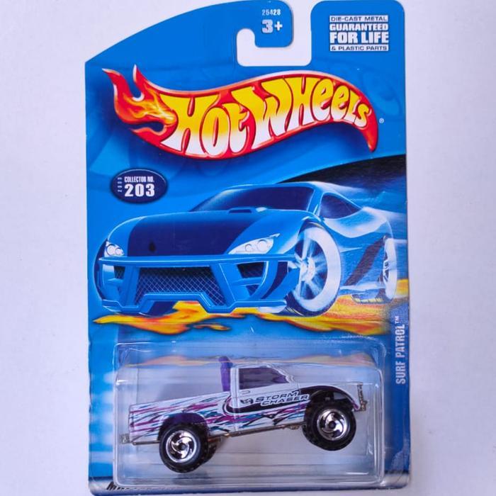 Mainan Hot Wheels Surf Patrol silver 2000 Path Beater Storm Chaser