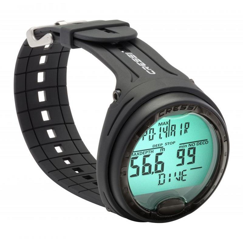 Cressi Computer Michelangelo Wrist Dive Computer Black-Black - Dive Comp Cressi Scuba Diving