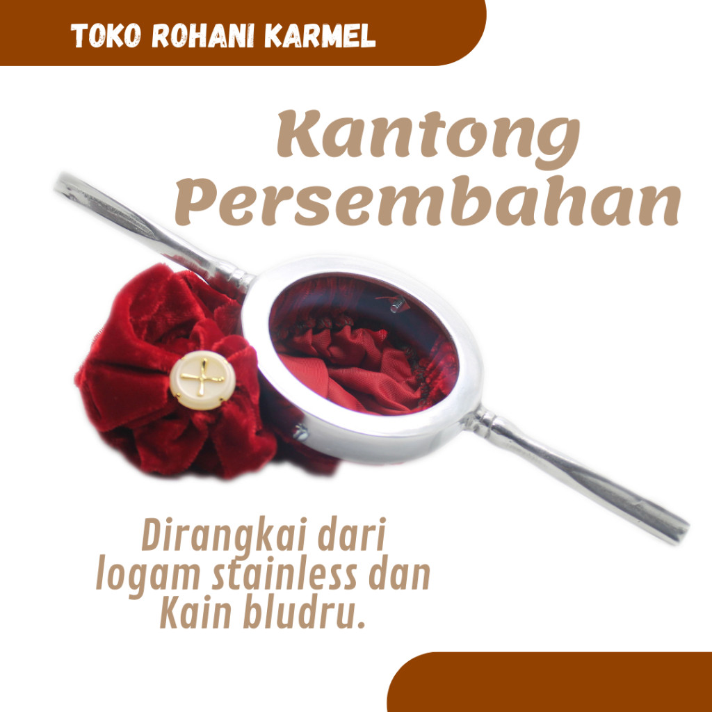 PROMO  KANTONG PERSEMBAHAN KOLEKTE GEREJA (BESI) / KANTONG PUNDI PERSEMBAHAN / TEMPAT PERSEMBAHAN GE