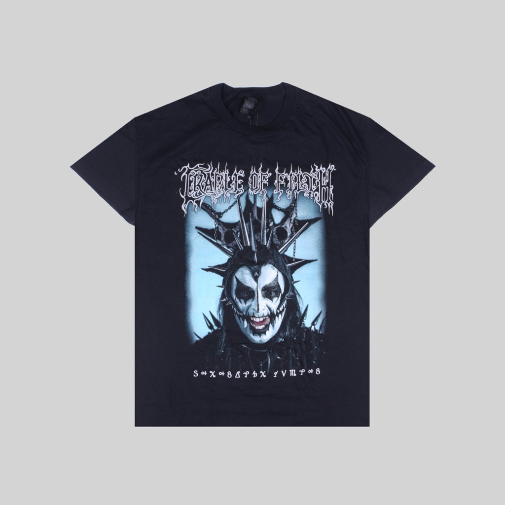 (COD) Tshirt CRADLE OF FILTH - VALKYRIE DANI | Kaos Band Pria Reguler Original Merchandise
