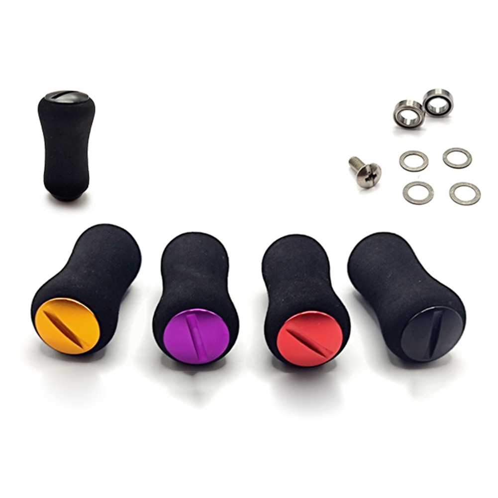 1pc Fishing Reel Handle Knob EVA SpinningReel Grip Crank Handle Knob W/ Bearing Gasket For -Shimano 