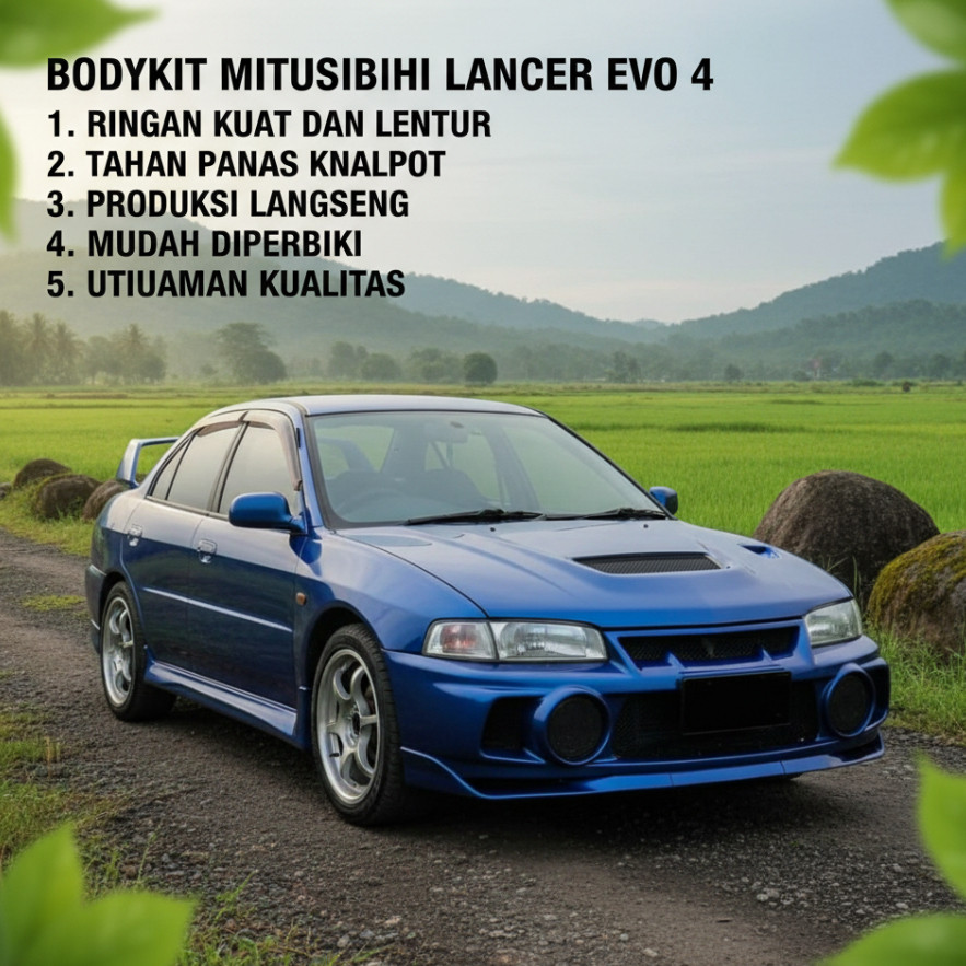 cicilan 0% BODYKIT MITSUBISHI lancer EVO 4 BODYKIT CK4 BODIKIT EVO4