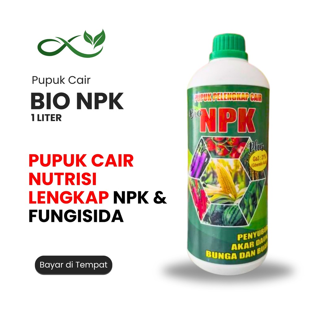 BIO NPK Plus 1 Liter – Pupuk Cair Nutrisi Lengkap NPK & Fungisida