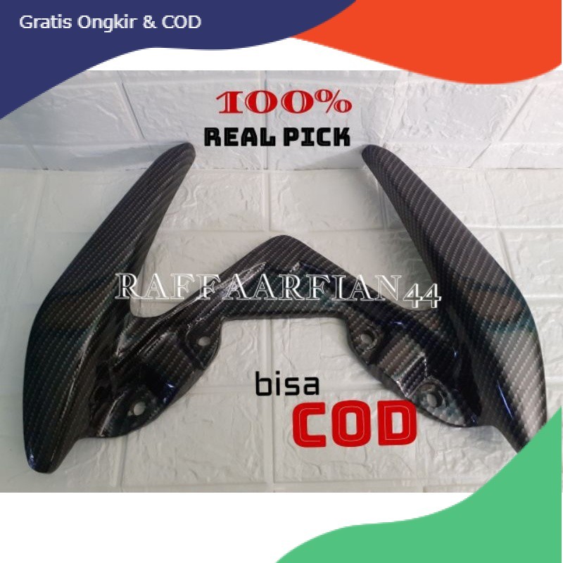 Behel variasi tanduk NMAX old lama CARBON PRINTING Behel tanduk nmax old carbon printing behel tandu