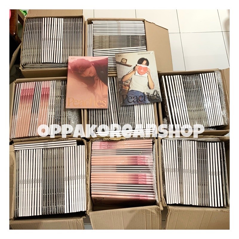[READY] 3rd Album Sealed KAI PEACHES Kisses / Peaches ver