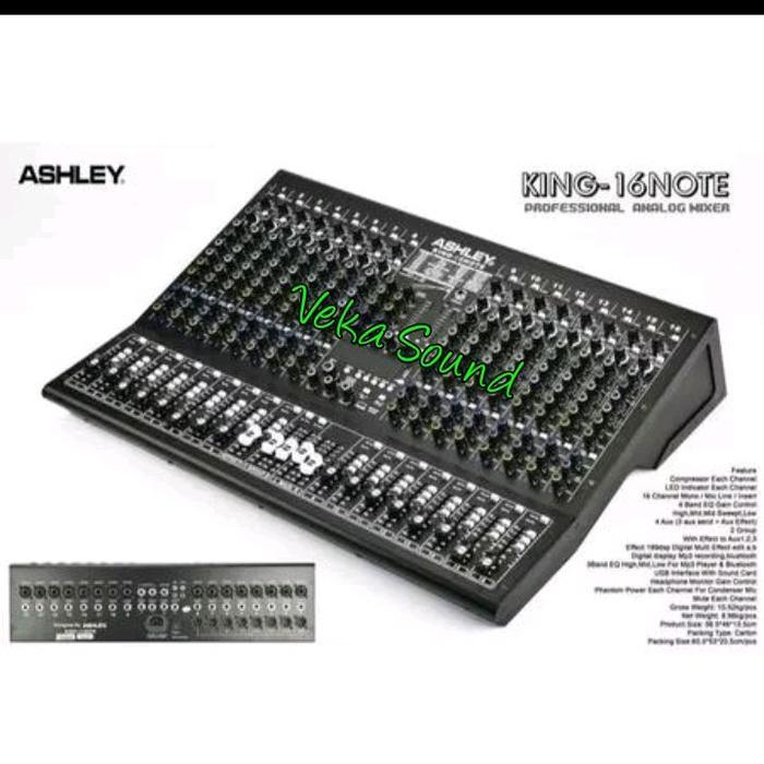 Mixer Ashley King 16 Note /King 16Note  16 Channel Original