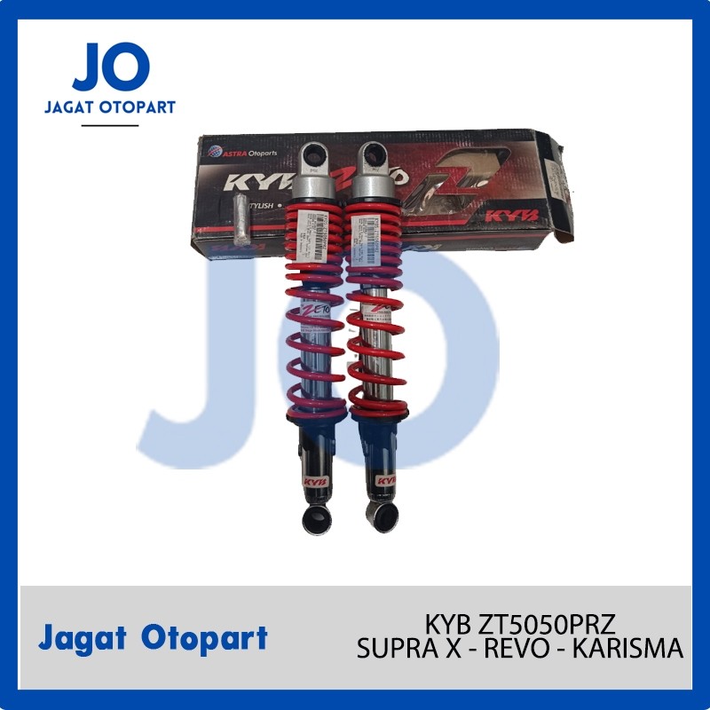 Shock Breaker KYB Zeto ZT5050 PRZ Red 340mm | Kayaba Original | Supra Non Tabung