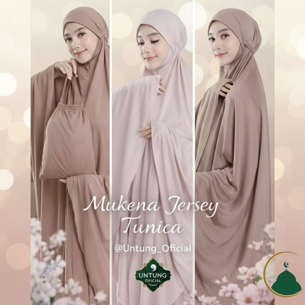 Exclusive Mukena Jersey Bahan Adem - Premium & Nyaman Sujud