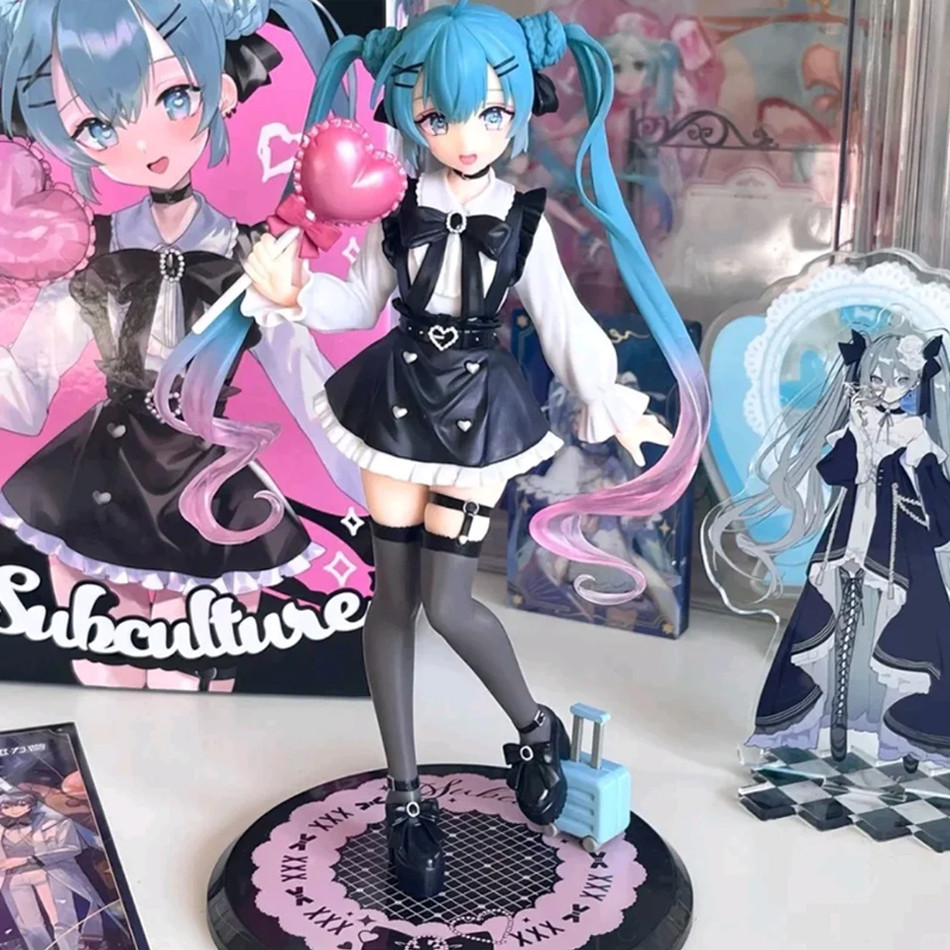 19cm Sexy Girl Hatsune Miku Anime Figure Fashion Subclture Miku Action Figure ristmas Gift PVC Colle