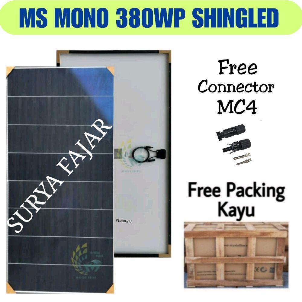 Solar Panel Solar Cell Panel Surya Maysun 380wp Monocrystalline Shingled 380 Wp Mono