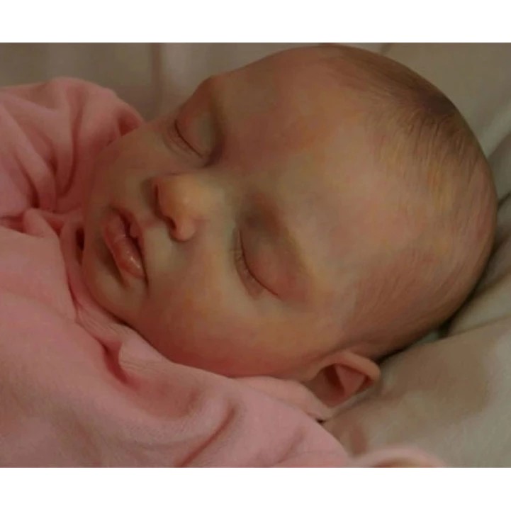 NPK 20inch Sleeping Lifesie Newborn Doll Reborn Doll Kit Alexa Unfinished Doll Parts