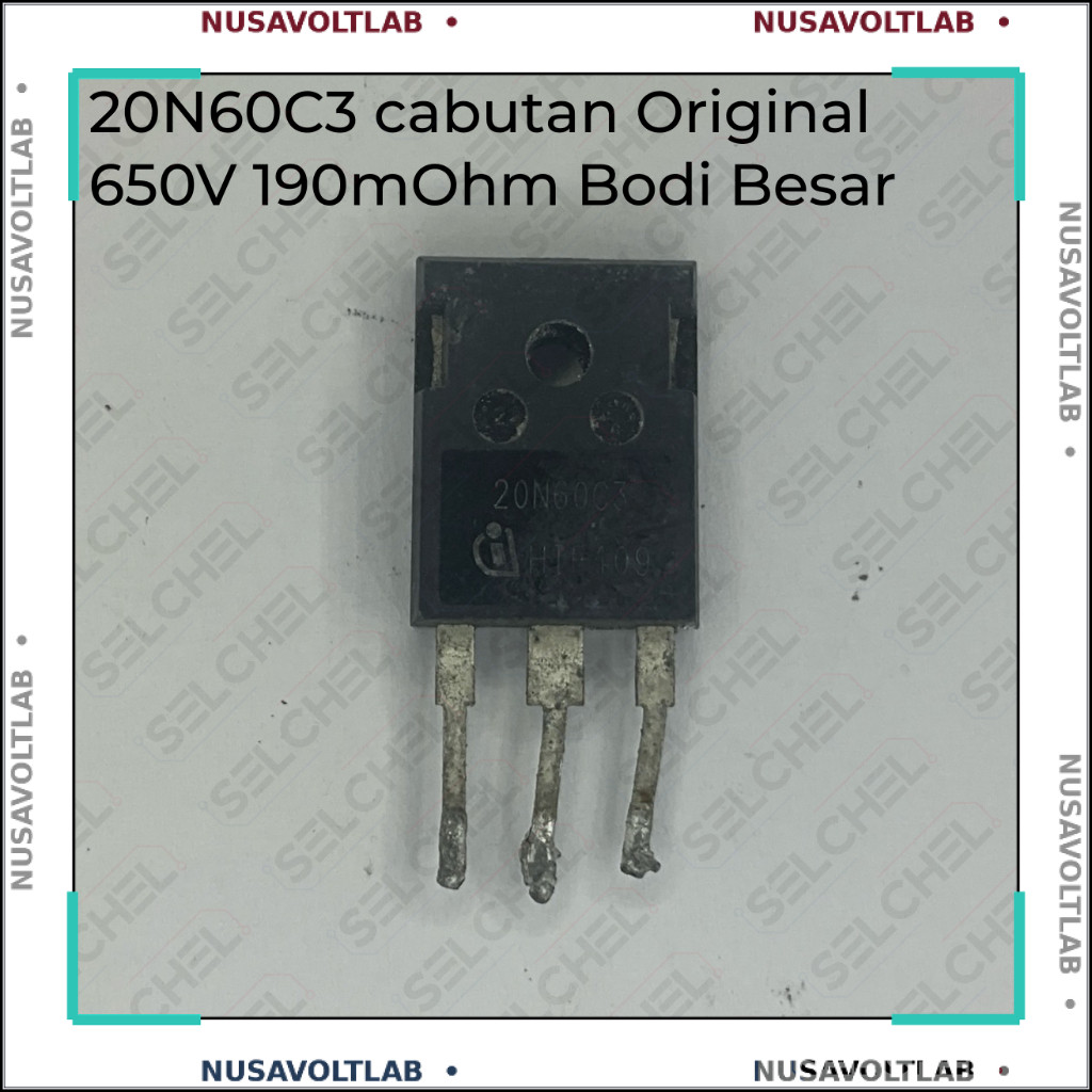 20n60 20n60c3 cabutan original onfineon 650V 20A