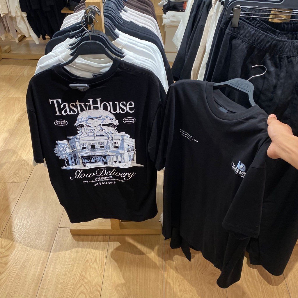 (COD) New Kaos Tshirt Bershka (Man) 1:1 unisec full tag T-shirt full brand