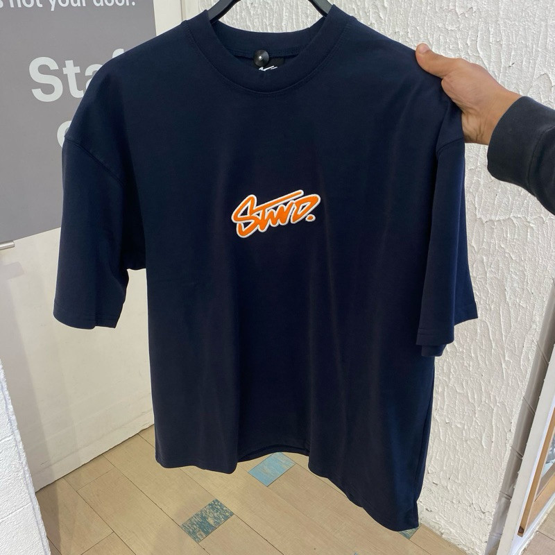 (COD) Kaos T-shirt Tshirt Logo STWD Pull&Bear (Man) 1:1 unisex full tag