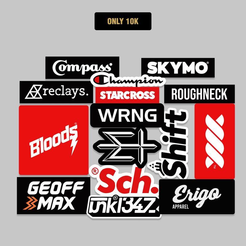 Stiker sticker Pack 15pcs BrandLokal Sticker Aesthethic Stiker A5 Nnik