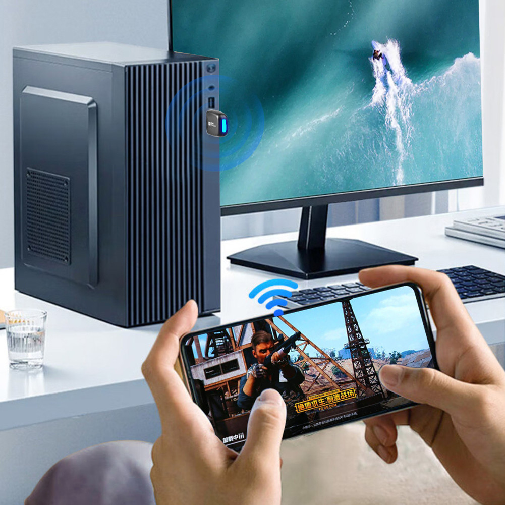 Mini USB WIFI 6 Dongle Mini USB WiFi Card Adapter Driver Free WiFi Lan Adapter 24GHz 2868Mbps For PC